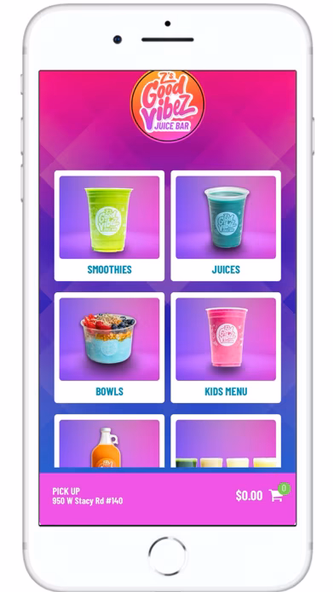 Z's Good Vibez Juice Bar Screenshot 2 - AppWisp.com Z's Good Vibez Juice Bar Screenshot 2 - AppWisp.com