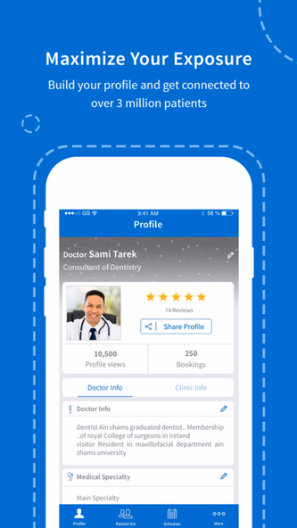 Vezeeta for Doctors Screenshot 1 - AppWisp.com Vezeeta for Doctors Screenshot 1 - AppWisp.com