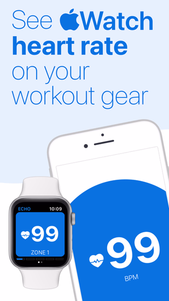 ECHO: Watch Heart Rate Monitor Screenshot 1 - AppWisp.com ECHO: Watch Heart Rate Monitor Screenshot 1 - AppWisp.com