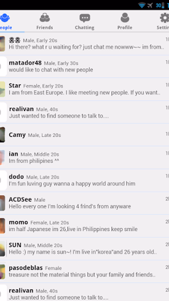 Friends Talk - Chat Screenshot 1 - AppWisp.com Friends Talk - Chat Screenshot 1 - AppWisp.com
