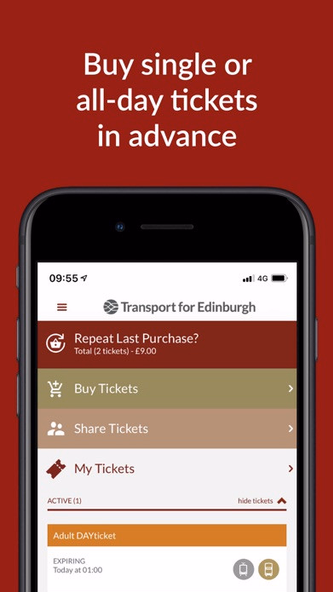 TfE M-Tickets Screenshot 2 - AppWisp.com TfE M-Tickets Screenshot 2 - AppWisp.com