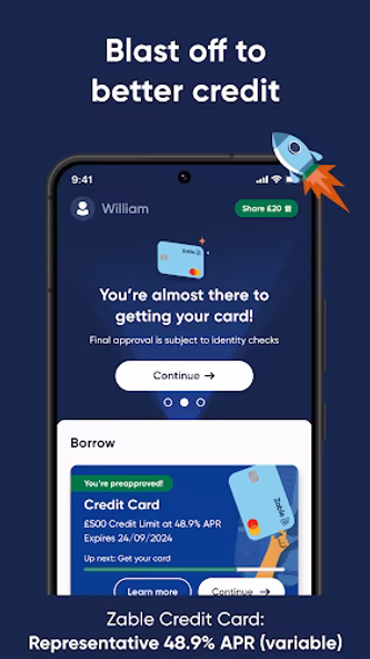 Zable - Mobile Finance Screenshot 2 - AppWisp.com