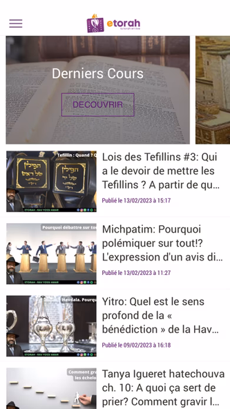 Etorah - La Torah en Live Screenshot 1 - AppWisp.com Etorah - La Torah en Live Screenshot 1 - AppWisp.com