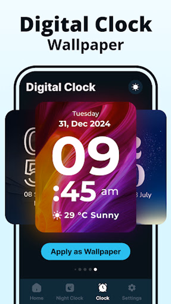 Digital Clock - Alarm Clock Screenshot 1 - AppWisp.com Digital Clock - Alarm Clock Screenshot 1 - AppWisp.com