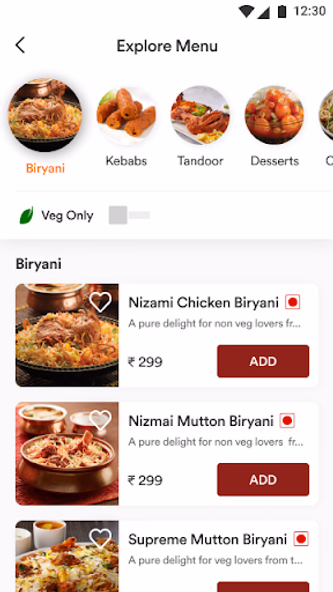Paradise Biryani Order Online Screenshot 1 - AppWisp.com Paradise Biryani Order Online Screenshot 1 - AppWisp.com