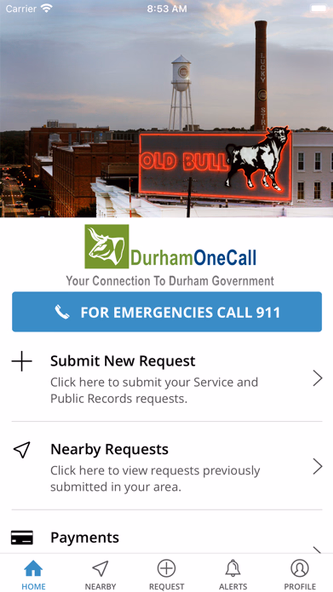Durham One Call Screenshot 1 - AppWisp.com Durham One Call Screenshot 1 - AppWisp.com