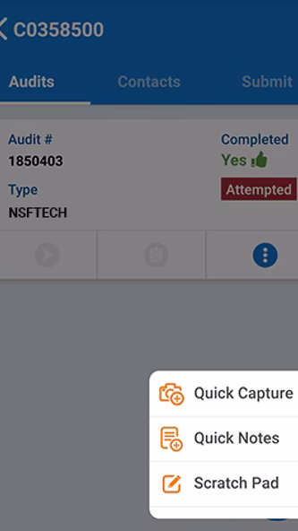 NSF Mobile Audit Screenshot 2 - AppWisp.com NSF Mobile Audit Screenshot 2 - AppWisp.com