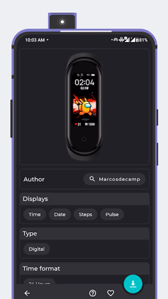 Amazfit Band 5 Watch Faces Screenshot 3 - AppWisp.com Amazfit Band 5 Watch Faces Screenshot 3 - AppWisp.com