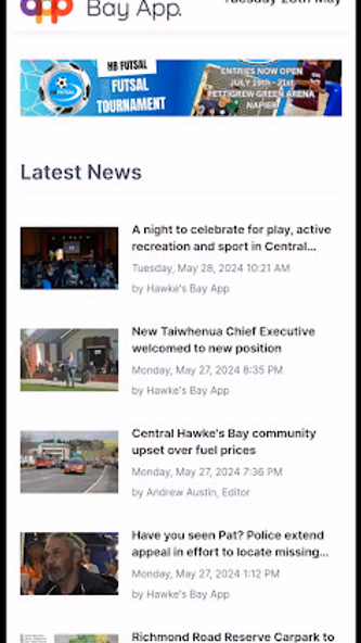 Hawke's Bay App Screenshot 1 - AppWisp.com Hawke's Bay App Screenshot 1 - AppWisp.com