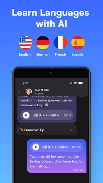 Heylama AI - Language Learning Screenshot 1 - AppWisp.com Heylama AI - Language Learning Screenshot 1 - AppWisp.com