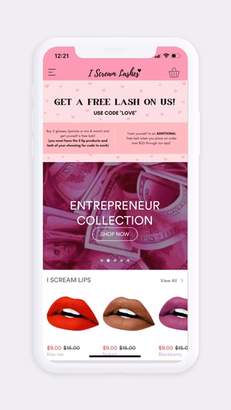 I Scream Lashes Screenshot 1 - AppWisp.com I Scream Lashes Screenshot 1 - AppWisp.com