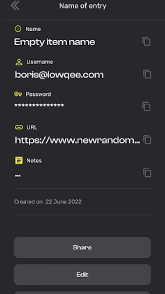 Lowqee - Password manager Screenshot 4 - AppWisp.com Lowqee - Password manager Screenshot 4 - AppWisp.com