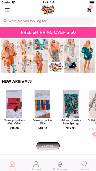 Blush Room Boutique Screenshot 1 - AppWisp.com Blush Room Boutique Screenshot 1 - AppWisp.com