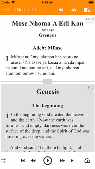 Akuapem Twi Bible Screenshot 2 - AppWisp.com Akuapem Twi Bible Screenshot 2 - AppWisp.com