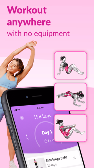 FitHer: Daily Fitness Workouts Screenshot 3 - AppWisp.com FitHer: Daily Fitness Workouts Screenshot 3 - AppWisp.com