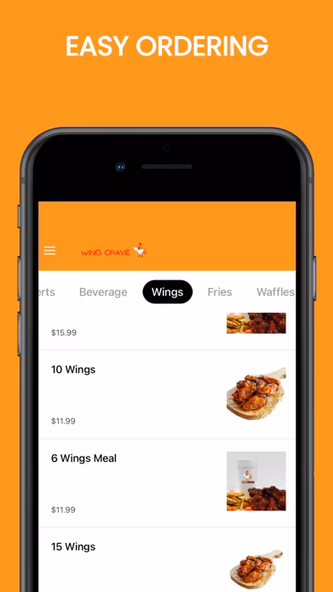 Wing Crave Greenville Screenshot 1 - AppWisp.com Wing Crave Greenville Screenshot 1 - AppWisp.com