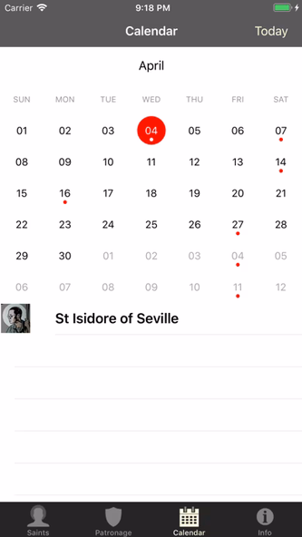 Saintify Screenshot 4 - AppWisp.com Saintify Screenshot 4 - AppWisp.com