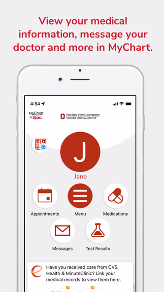Ohio State MyHealth Screenshot 2 - AppWisp.com Ohio State MyHealth Screenshot 2 - AppWisp.com
