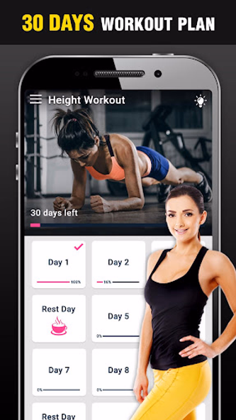 Height Increase Exercises App Screenshot 3 - AppWisp.com