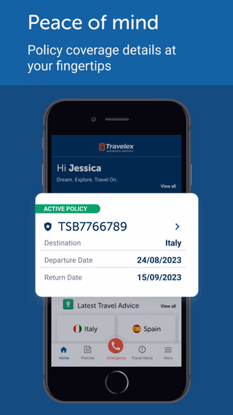 Travelex Insurance: Travel On Screenshot 2 - AppWisp.com Travelex Insurance: Travel On Screenshot 2 - AppWisp.com