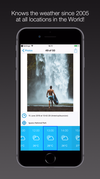 Photoweather - Past Weather Screenshot 2 - AppWisp.com Photoweather - Past Weather Screenshot 2 - AppWisp.com