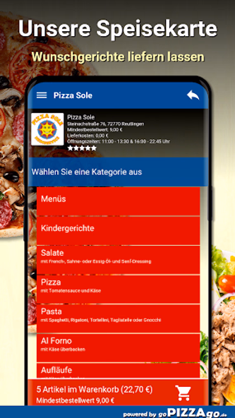Pizza Sole Reutlingen Screenshot 4 - AppWisp.com Pizza Sole Reutlingen Screenshot 4 - AppWisp.com