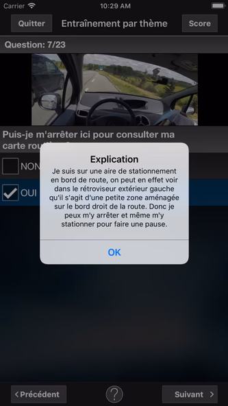 Quiz Code de la Route Screenshot 3 - AppWisp.com Quiz Code de la Route Screenshot 3 - AppWisp.com
