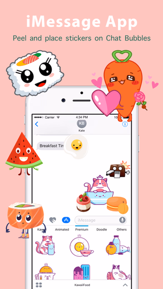 Kawaii Food Sticker Screenshot 2 - AppWisp.com