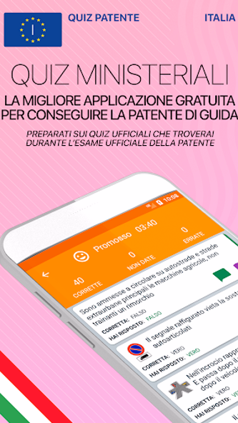 Quiz Patente Official 2025 Screenshot 1 - AppWisp.com Quiz Patente Official 2025 Screenshot 1 - AppWisp.com