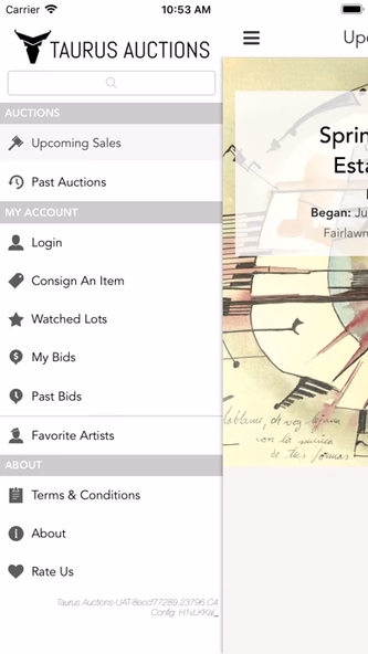 Taurus Auctions Screenshot 2 - AppWisp.com Taurus Auctions Screenshot 2 - AppWisp.com