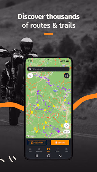 REVER - Motorcycle GPS & Rides Screenshot 2 - AppWisp.com REVER - Motorcycle GPS & Rides Screenshot 2 - AppWisp.com