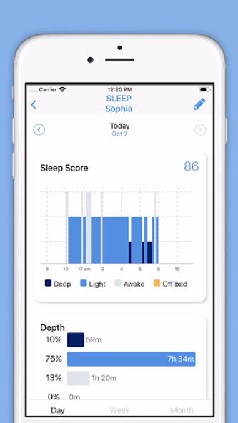 SleepSense Screenshot 2 - AppWisp.com SleepSense Screenshot 2 - AppWisp.com