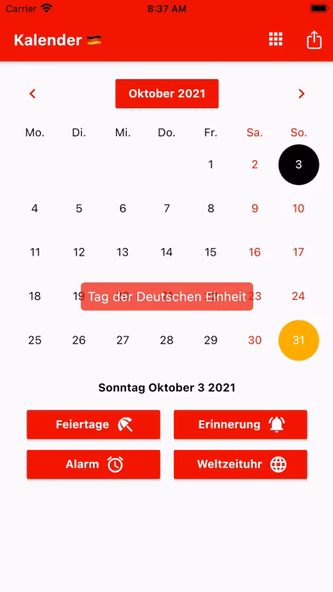 Deutscher Kalender 2024 Screenshot 1 - AppWisp.com Deutscher Kalender 2024 Screenshot 1 - AppWisp.com