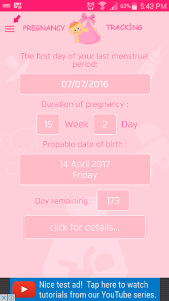 Pregnancy Tracker Screenshot 1 - AppWisp.com Pregnancy Tracker Screenshot 1 - AppWisp.com
