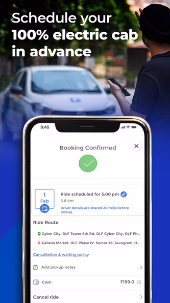 BluSmart: Safe Electric Cabs Screenshot 4 - AppWisp.com BluSmart: Safe Electric Cabs Screenshot 4 - AppWisp.com