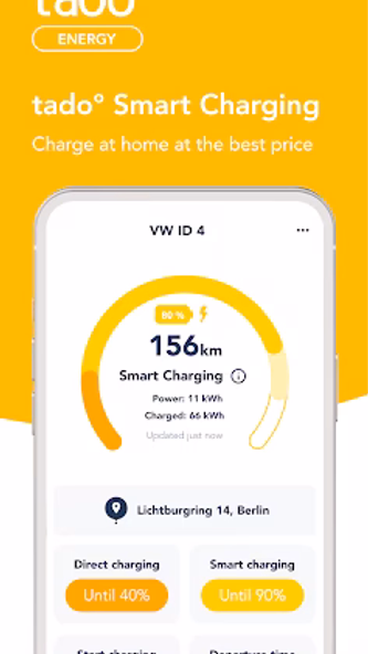 tado° Smart Charging Screenshot 1 - AppWisp.com tado° Smart Charging Screenshot 1 - AppWisp.com