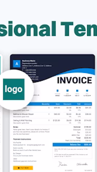 Invoice Maker & Template Screenshot 2 - AppWisp.com