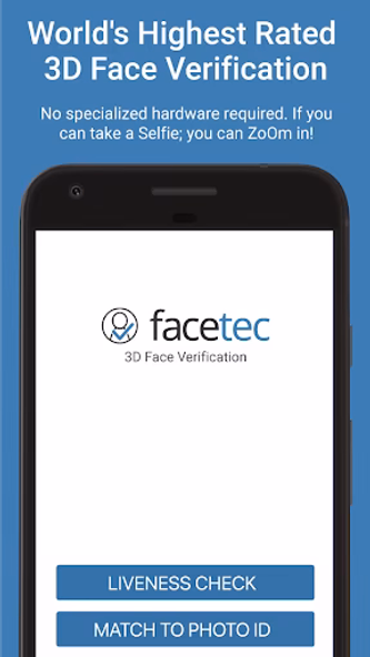 FaceTec Demo Screenshot 1 - AppWisp.com