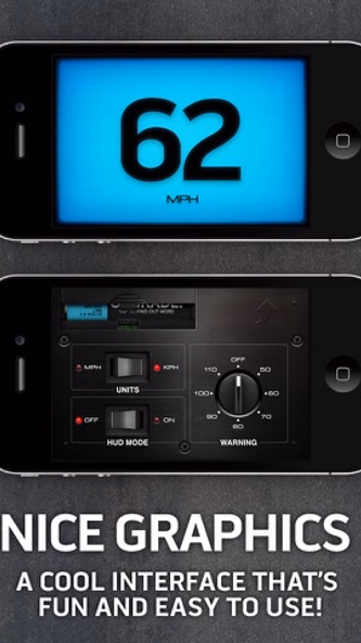 Speedometer + HUD (Digital Speedo + Heads-Up-Display) Screenshot 1 - AppWisp.com Speedometer + HUD (Digital Speedo + Heads-Up-Display) Screenshot 1 - AppWisp.com