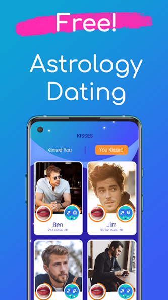 Astro Kiss Match - Astro Date Screenshot 1 - AppWisp.com Astro Kiss Match - Astro Date Screenshot 1 - AppWisp.com