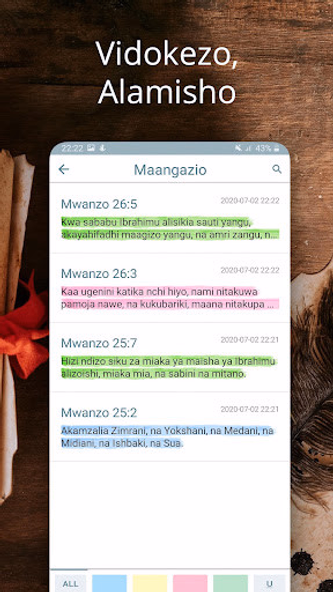 Biblia Takatifu, Swahili Bible Screenshot 4 - AppWisp.com Biblia Takatifu, Swahili Bible Screenshot 4 - AppWisp.com