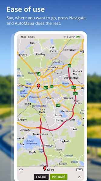 AutoMapa - offline navigation Screenshot 2 - AppWisp.com AutoMapa - offline navigation Screenshot 2 - AppWisp.com