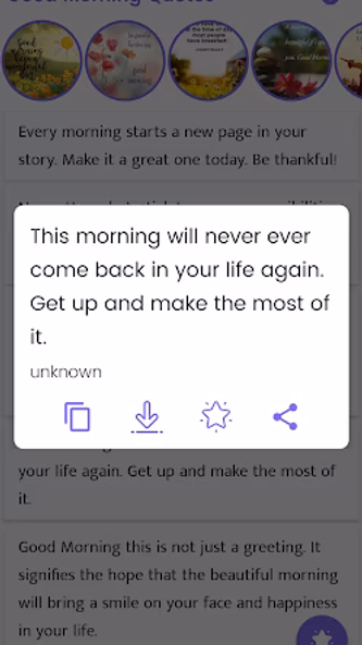 Good Morning Quotes and Saying Screenshot 3 - AppWisp.com Good Morning Quotes and Saying Screenshot 3 - AppWisp.com