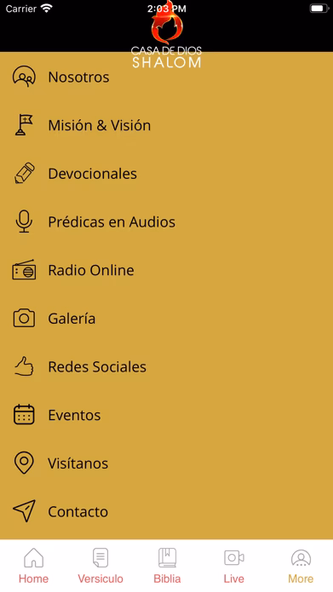 Casa de Dios Shalom Screenshot 3 - AppWisp.com Casa de Dios Shalom Screenshot 3 - AppWisp.com