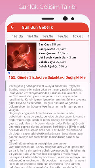Gün Gün Gebelik Takibi Screenshot 3 - AppWisp.com Gün Gün Gebelik Takibi Screenshot 3 - AppWisp.com