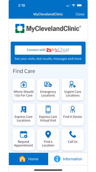 MyClevelandClinic® Screenshot 2 - AppWisp.com MyClevelandClinic® Screenshot 2 - AppWisp.com