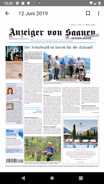 Anzeiger von Saanen Screenshot 3 - AppWisp.com
