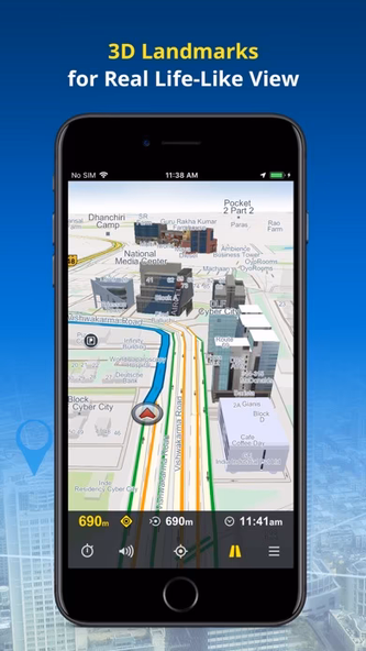 NaviMaps: 3D GPS Navigation Screenshot 1 - AppWisp.com NaviMaps: 3D GPS Navigation Screenshot 1 - AppWisp.com