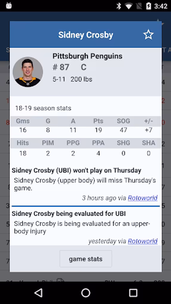 Sports Alerts - NHL edition Screenshot 2 - AppWisp.com Sports Alerts - NHL edition Screenshot 2 - AppWisp.com
