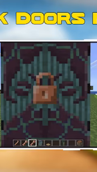 Lock Doors Mod For Minecraft Screenshot 4 - AppWisp.com Lock Doors Mod For Minecraft Screenshot 4 - AppWisp.com
